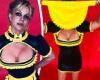Britney Spears rocks a waist-cinching maid costume as she reflects on her ...