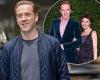 Damian Lewis returns to work four months after wife Helen McCrory's death