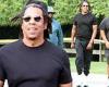 Jay-Z shows off his toned biceps as he steps out for some exercise with his ...