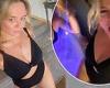 Emily Atack wows in revealing cut-out swimsuit before hitting the hot tub on ...