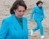 Olivia Colman rushes to save her co-star from drowning while filming her new ...