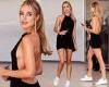 Kimberley Garner flashes side boob after showing off her bottom at Cannes Film ...
