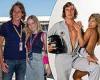 James Hunt's son pictured with actress Ellie Bamber at Silverstone