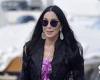 Cher, 75, showcases her incredible figure in a tiny purple top and high-waisted ...