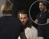 TOWIE's James Lock and Pete Wicks engage in a heated discussion outside London ...