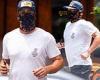 James Franco goes incognito in baseball cap and face mask during jog with a ...