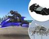 Flying motorcycle that costs $380,000 and can travel 300 mph completes first ...