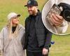 Samantha Jade puts on a united front with fiancé Pat Handlin after postponing ...