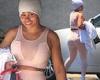 Blac Chyna sports a peach set to workout in LA... amid 'upcoming wedding' to ...