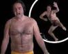 Wippa strips down to a g-string as the radio host models underwear in bizarre ...