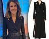Sunrise host Natalie Barr sends viewers wild in cut-out coat dress
