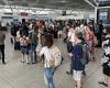 Thousands pack into departure lounges as they set off abroad on first weekend ...