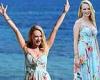Joyful Heather Graham dons plunging floral dress at the Filming Italy Festival ...