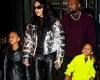 Still family! Kim Kardashian takes all four kids to support estranged husband ...