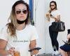 Olivia Wilde cuts a very casual figure while heading out on a solo coffee run ...