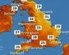 UK weather: Britain faces another day of 88F as 2.3MILLION staycationers hit ...