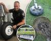 100-pound piece of plane landing gear crashes onto a Maine golf course not ...