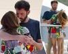 Ben's birthday surprise for JLO! Loved-up Bennifer fly in to French Riviera