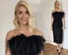 Holly Willoughby looks stunning in black strapless dress for game show Take Off ...