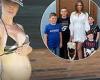 Pregnant Danielle Lloyd collapses at home and rushed to hospital after sons ...