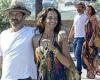Gerard Butler and his on-again girlfriend Morgan Brown take a stroll in Malibu