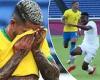 sport news Fans SLAM 'unbelievable' decision to send off Douglas Luiz in Brazil's draw ...