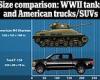 Road warriors: American trucks and SUVs are now longer than the tanks that ...