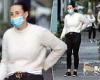 The Bachelor's Stevie Grey dons a face mask as she goes for a stroll