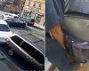 Moment cops and bystanders lift car off baby trapped after drunk driver smashed ...