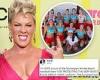 Pink offers to pay fines for the Norwegian women's beach handball team over not ...