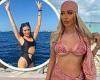 Demi Sims showcases her toned figure  and her sister Frankie wows in a cut out ...