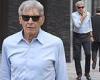 Harrison Ford, 79, cuts a casual figure as he visits wine shop in Mayfair