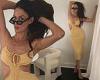 Nicole Trunfio shows off her slender figure and tiny waist in a revealing ...