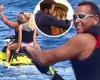 ARod puts on a show with pretty blonde NFL presenter on his 46th birthday in ...