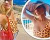 Love Island host Laura Whitmore enjoys day at beach after flying back to ...