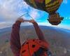 California hot air balloon ride ends with daredevil's base jump to the ground