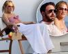 Jennifer Lopez and Ben Affleck arrive in Nerano, Italy