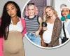Little Mix's Leigh-Anne Pinnock and Perrie Edwards showcase their baby bumps in ...