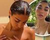 Chantel Jeffries shares a nude snap while taking an outdoor shower during ...