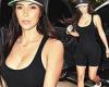 Kim Kardashian puts on a very busty in a skintight SKIMS bodysuit and 'sex' ...
