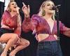 Kelsea Ballerini takes to the stage in denim hot pants at the Watershed Music ...