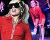 Miley Cyrus kicks off night one of Lollapalooza in Gucci during twerk-filled ...