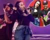 S Club 7's Tina Barrett and Bradley McIntosh perform together at Camp Bestival ...