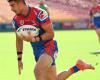 Erin Tuala claims hat-trick as Knights dominate Raiders in NRL
