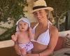 Dani Dyer poses with adorable baby son Santiago as grandpa Danny dotes on the ...