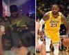 Video of LeBron James shoving fan who asked him to take photo at Usher concert ...