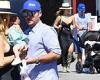Kevin Connolly and his partner Zulay Henao step out with their baby daughter ...
