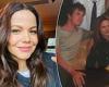 Tammin Sursok poses with Home And Away co-stars Chris Hemsworthand Bec Hewitt ...