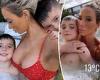 MAFS Australia: Stacey Hampton drops jaws in a red bikini alongside sons