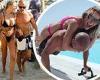 Chrishell Stause works up a sweat in steamy bikini workout with her new beau ...